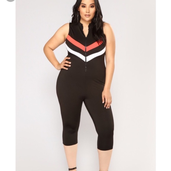 sport jumpsuit fashion nova
